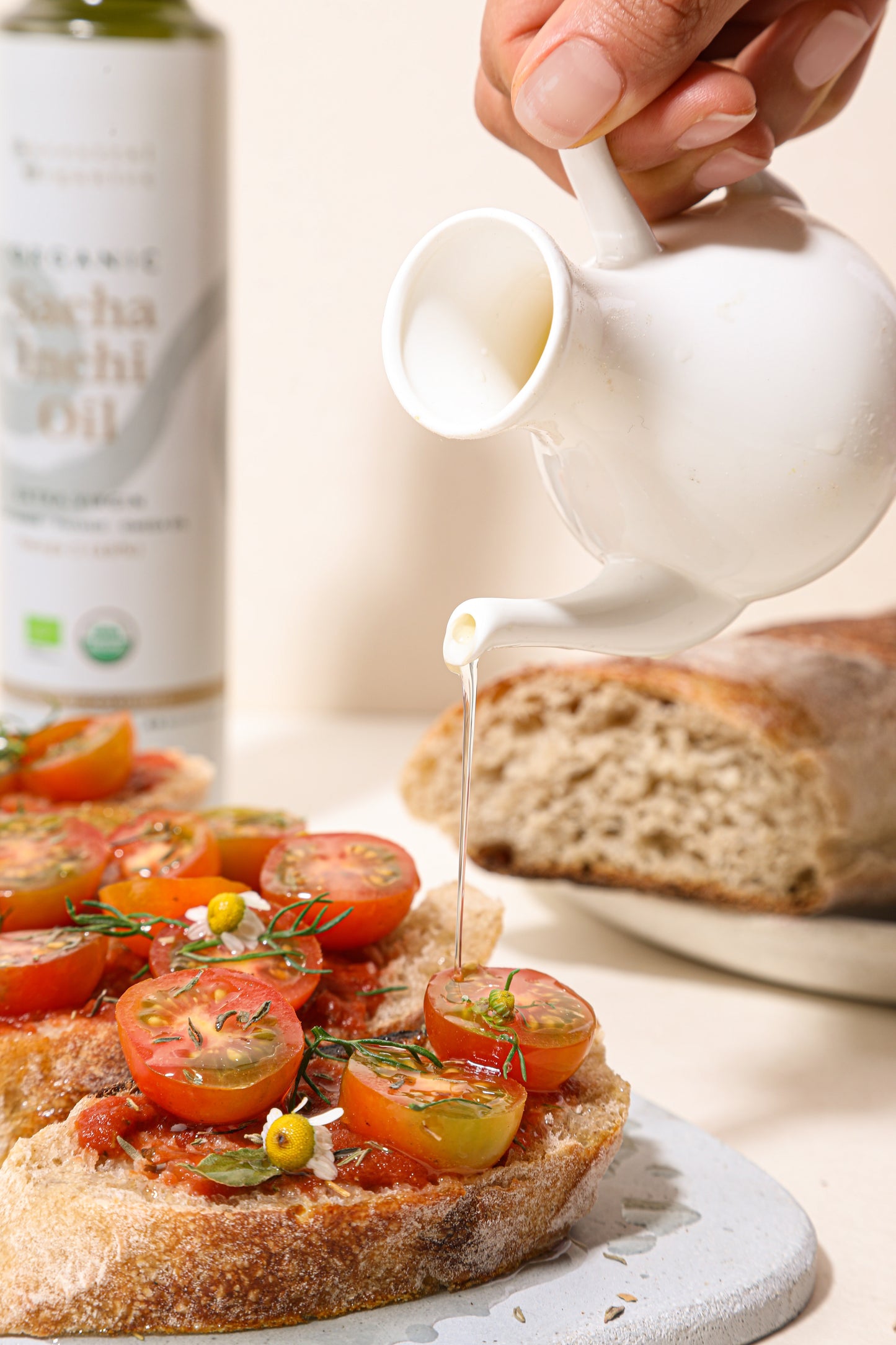 Aceite Extra Virgen de Sacha Inchi Orgánico | 49% Omega-3 · Rico en Antioxidantes · Prensado en Frío