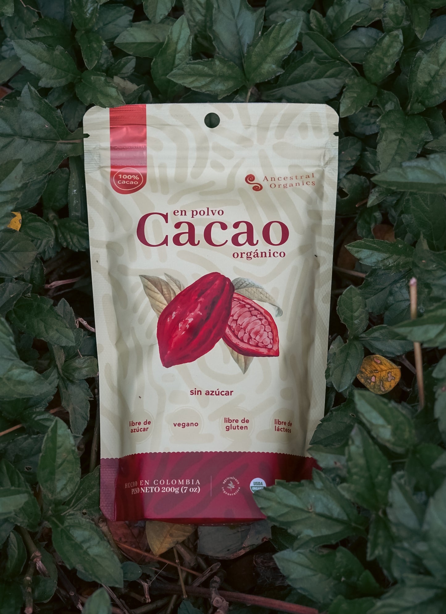 Cacao Orgánico en Polvo 100% | 1 Ingrediente · Sin Azúcar · Rico en Antioxidantes y Magnesio