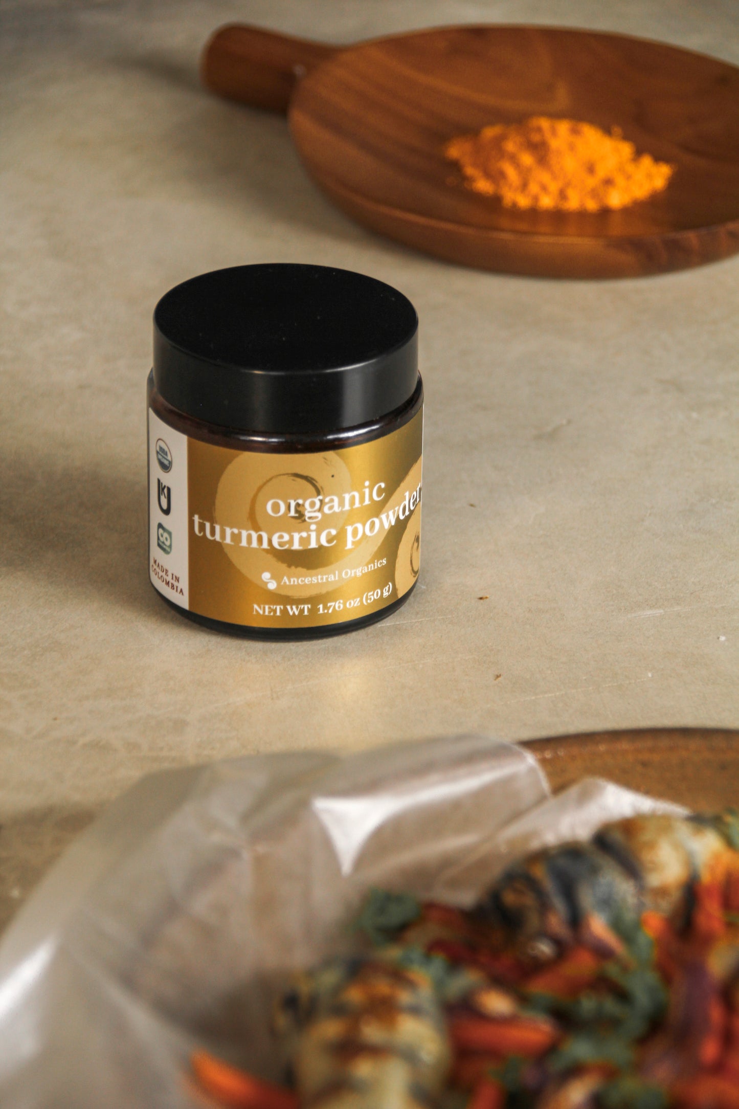 Cúrcuma Orgánica en Polvo 50 g | Rica en Curcumina · Antiinflamatoria · 100% Natural