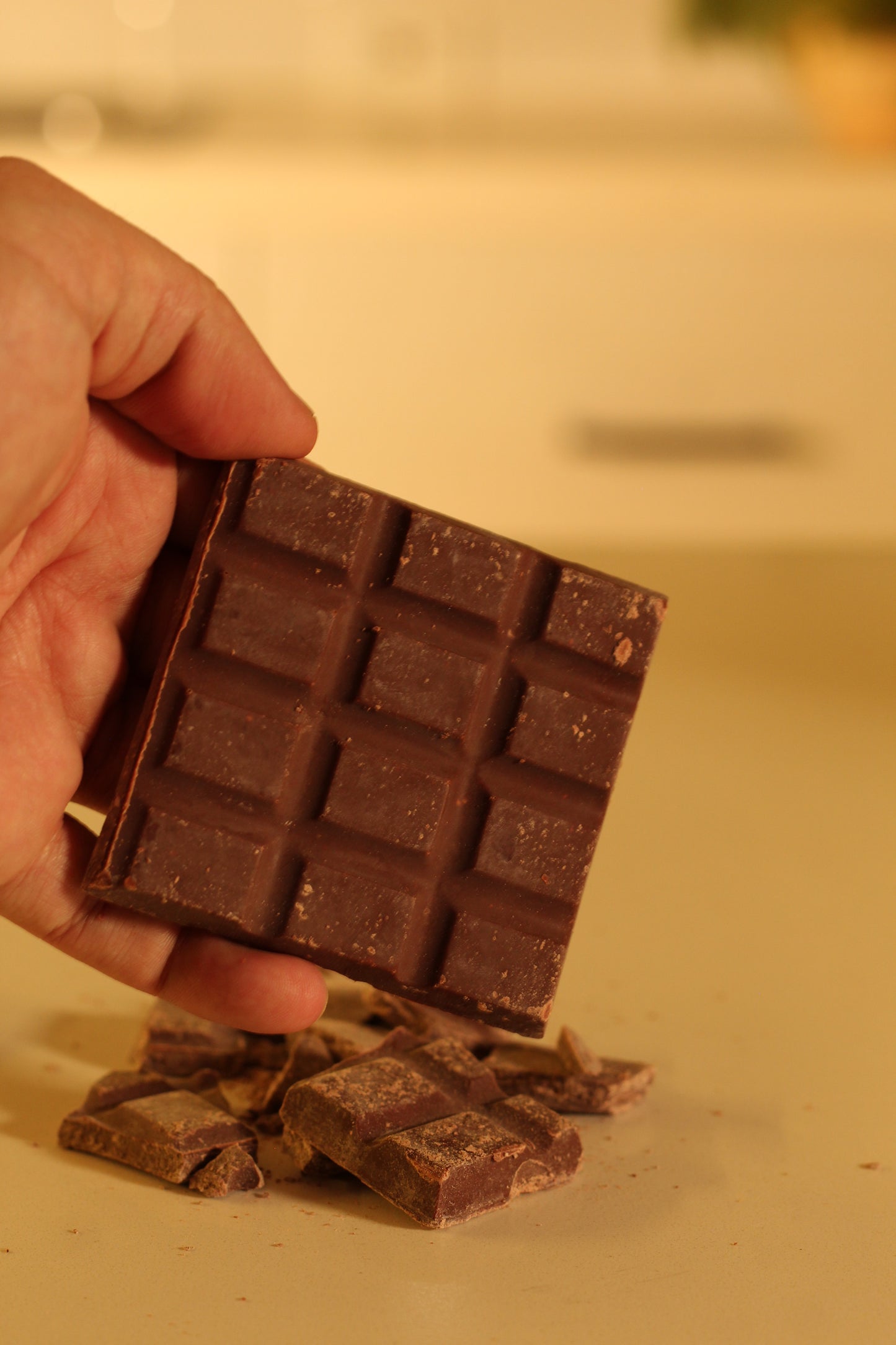 Barra de Chocolate Orgánico 75% Cacao | 2 Ingredientes · Cacao Real · Antioxidante Natural · Vegana y Libre de Gluten