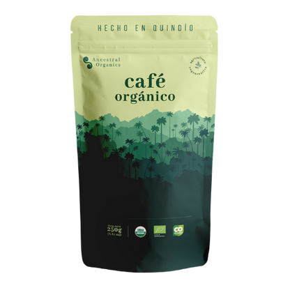 Café Orgánico Castillo Lavado 250 g | Tostión Media · Notas a Chocolate Dulce, Panela, Almendra y Limón