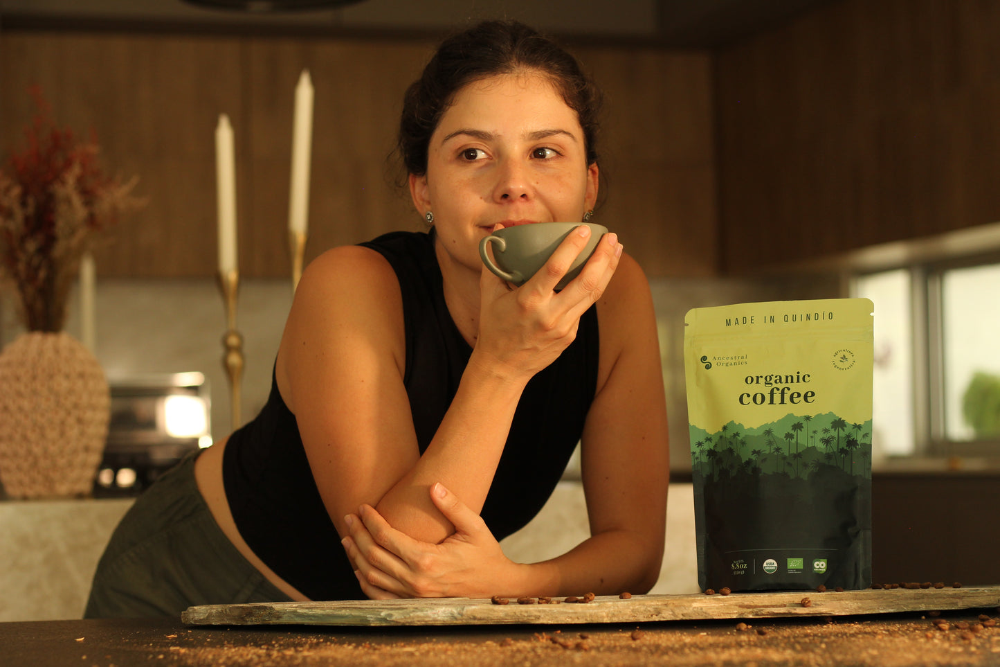 Café Orgánico Castillo Lavado 250 g | Tostión Media · Notas a Chocolate Dulce, Panela, Almendra y Limón